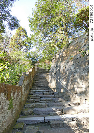 石の階段　仙巌園　鹿児島県 72799014