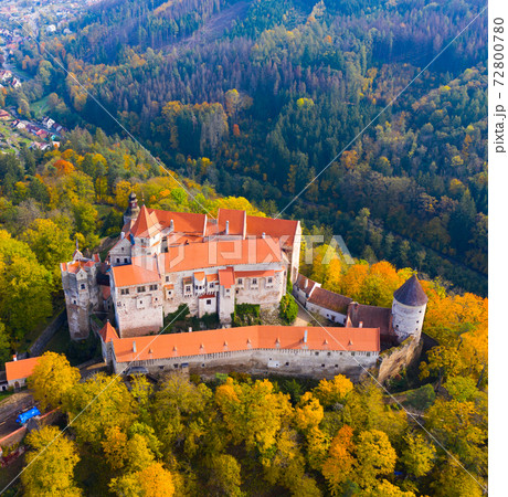 Medieval Pernstejn Castle, Czech Republic 72800780