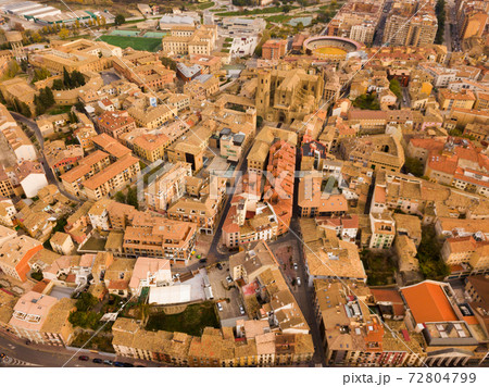 Huesca as seen from drone Huesca as seen from drone 72804799
