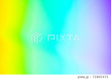 レインボーカラーのプレゼン用背景素材の写真素材