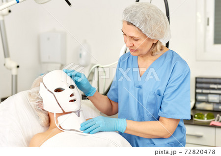 Attractive girl expects plastic surgery in clinic Attractive girl expects plastic surgery in clinic 72820478