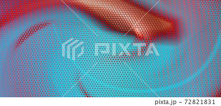 Metal cyan and copper colors, background perforated with hexs. Abstract Technology backdrop Metal cyan and copper colors, background perforated with hexs. Abstract Technology backdrop 72821831