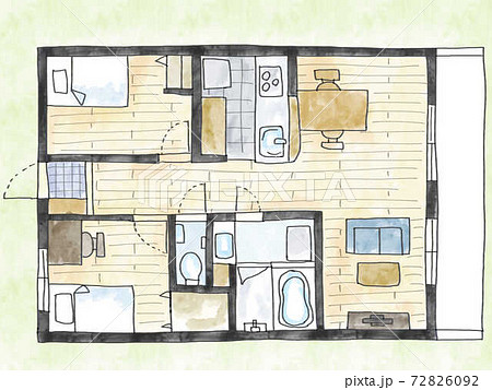 2LD間取り 2LD間取り 72826092