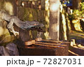 神社の手水舎 72827031