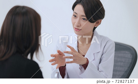 医療イメージ 対面 医師と患者 医療イメージ 対面 医師と患者 72827137