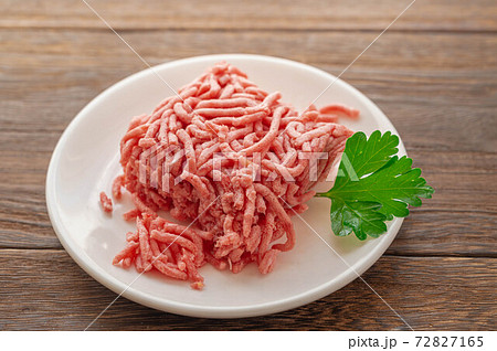 挽き肉　合挽 72827165