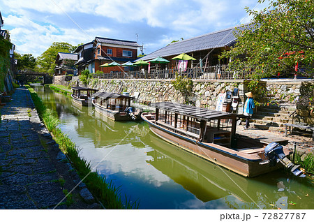 八幡堀　船乗り場　近江八幡 72827787