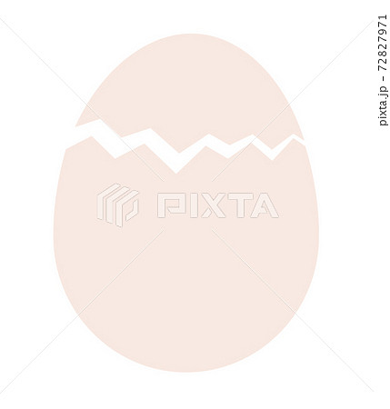 たまごから孵化のイラスト素材