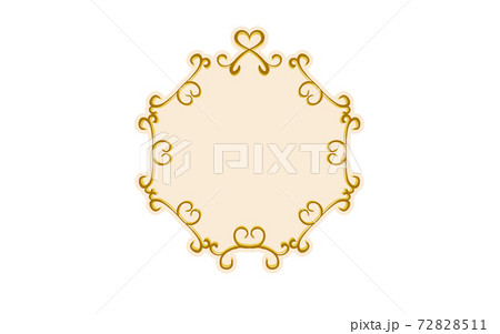フレーム素材 豪華でエレガントなゴシックフレームのイラスト素材