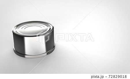 can bottom white background one left angled 3D 72829018