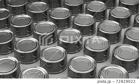 can bottom white background multiple center 3D 72829022