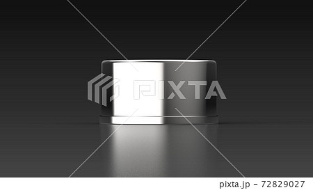 can bottom black background one center front 3D 72829027