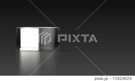 can bottom black background one left front 3D 72829029