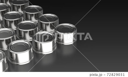 can bottom black background multiple left 3D 72829031