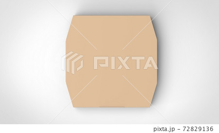 pizza box white background one center front 3D pizza box white background one center front 3D 72829136