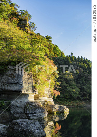 塔のへつり 紅葉 塔のへつり 紅葉 72830935