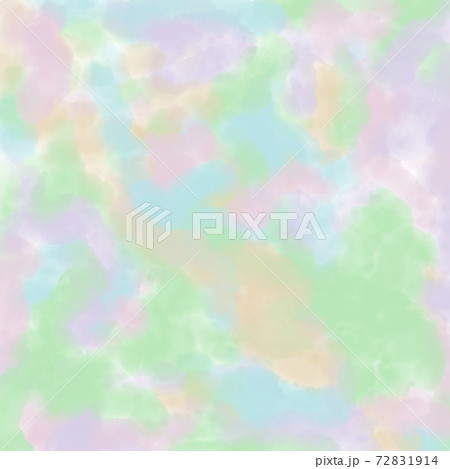 Abstract pastel watercolor background on square paper 72831914