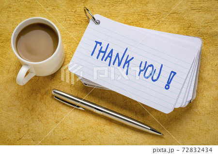 thank you - index cards 72832434