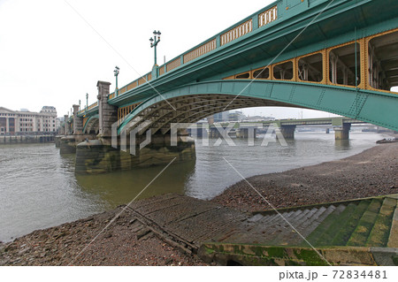 Southwark Bridge Low Tide Southwark Bridge Low Tide 72834481