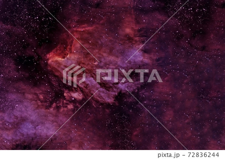 Red galaxy in deep space. Elements of this image were furnished by NASA. 72836244
