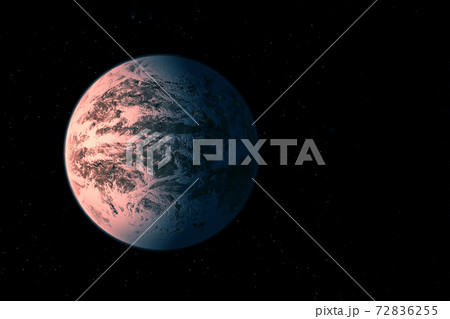 Exoplanet in a far dark space. Elements of this image were furnished by NASA. 72836255