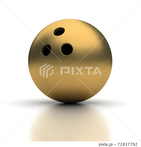 Golden Bowling Ball 72837792