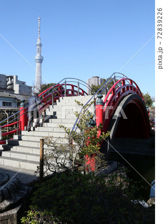 亀戸天神社太鼓橋 亀戸天神社太鼓橋 72839226