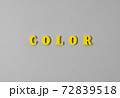 Abstract paper gray background with yellow wooden word. 72839518