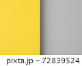 Bright yellow paper real texture background. 72839524