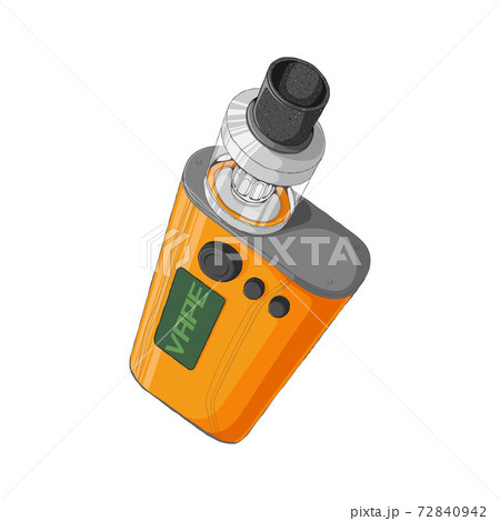 Vape Mod Kit With Rebuildable Dripping Tank のイラスト素材