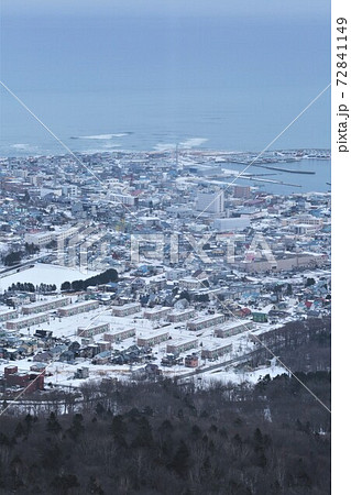 冬・紋別市全景(北海道紋別市) 冬・紋別市全景(北海道紋別市) 72841149