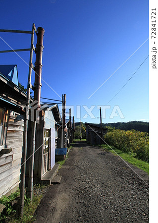 幸福の黄色いハンカチ想い出ひろば 北海道夕張市 の写真素材 幸福の黄色いハンカチ想い出ひろば 北海道夕張市 の写真素材