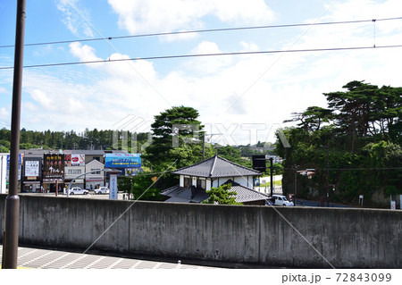 仙台駅から東名駅までの仙石線車窓からの風景 仙台駅から東名駅までの仙石線車窓からの風景 72843099