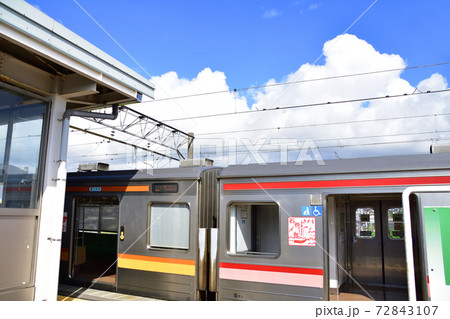 仙台駅から東名駅までの仙石線車窓からの風景 72843107