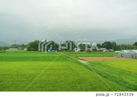 福島駅から仙台駅までの東北線車窓からの風景 福島駅から仙台駅までの東北線車窓からの風景 72843539