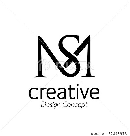 creative initial connected letters ms logo monogram style creative initial connected letters ms logo monogram style 72843958