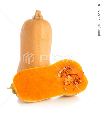 Butternut ready to cook cut in half Butternut ready to cook cut in half 72845116