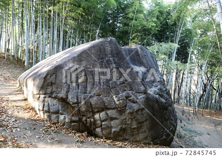 奈良県 益田岩船の写真素材