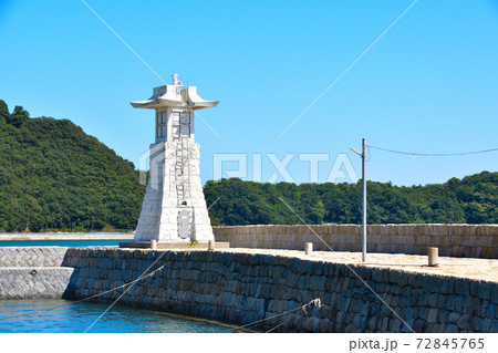 御手洗港 防波堤灯台 御手洗港 防波堤灯台 72845765