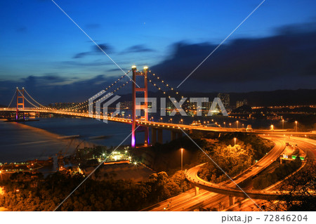 Tsing Ma Bridge outlook in hong kong Tsing Ma Bridge outlook in hong kong 72846204