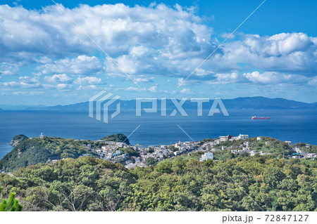 【高津子山展望台より雑賀崎を一望】 和歌山県和歌山市新和歌浦 72847127