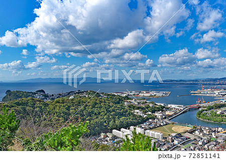 【高津子山展望台より和歌山市内を一望】 (高解像度版) 和歌山県和歌山市新和歌浦 【高津子山展望台より和歌山市内を一望】 (高解像度版) 和歌山県和歌山市新和歌浦 72851141