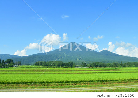 郡山駅から会津若松駅までの磐越西線車窓からの風景 72851950