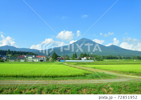 郡山駅から会津若松駅までの磐越西線車窓からの風景 72851952