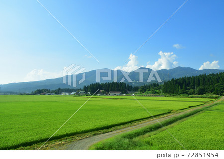 郡山駅から会津若松駅までの磐越西線車窓からの風景 72851954