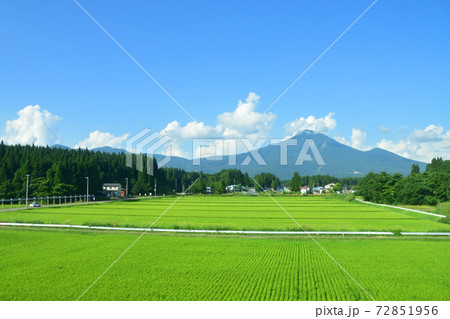 郡山駅から会津若松駅までの磐越西線車窓からの風景 72851956
