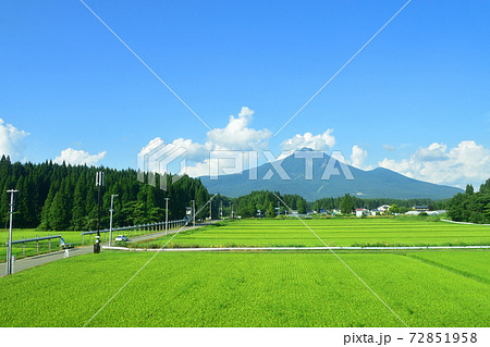 郡山駅から会津若松駅までの磐越西線車窓からの風景 72851958
