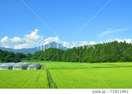 郡山駅から会津若松駅までの磐越西線車窓からの風景 72851961