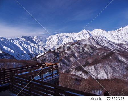 岩岳山頂テラスHAKUBA MOUNTAIN HARBORから白馬連峰遠望 岩岳山頂テラスHAKUBA MOUNTAIN HARBORから白馬連峰遠望 72852393