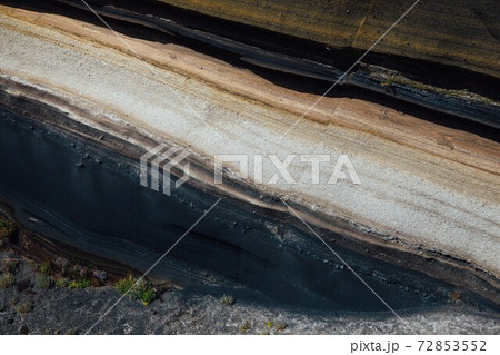 stratum of Earth crust in cross-section, abstract background 72853552